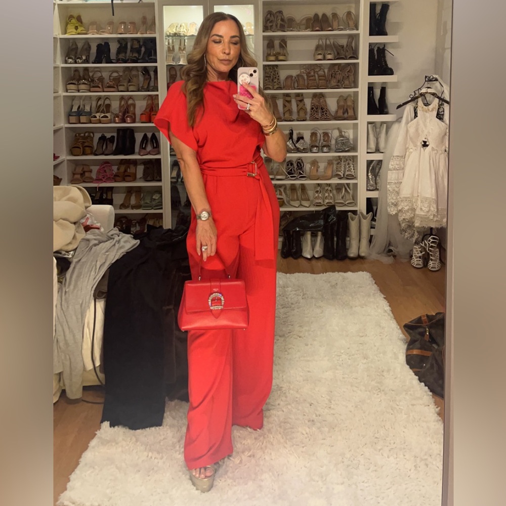 Zara asymmetrical jumpsuit NWT